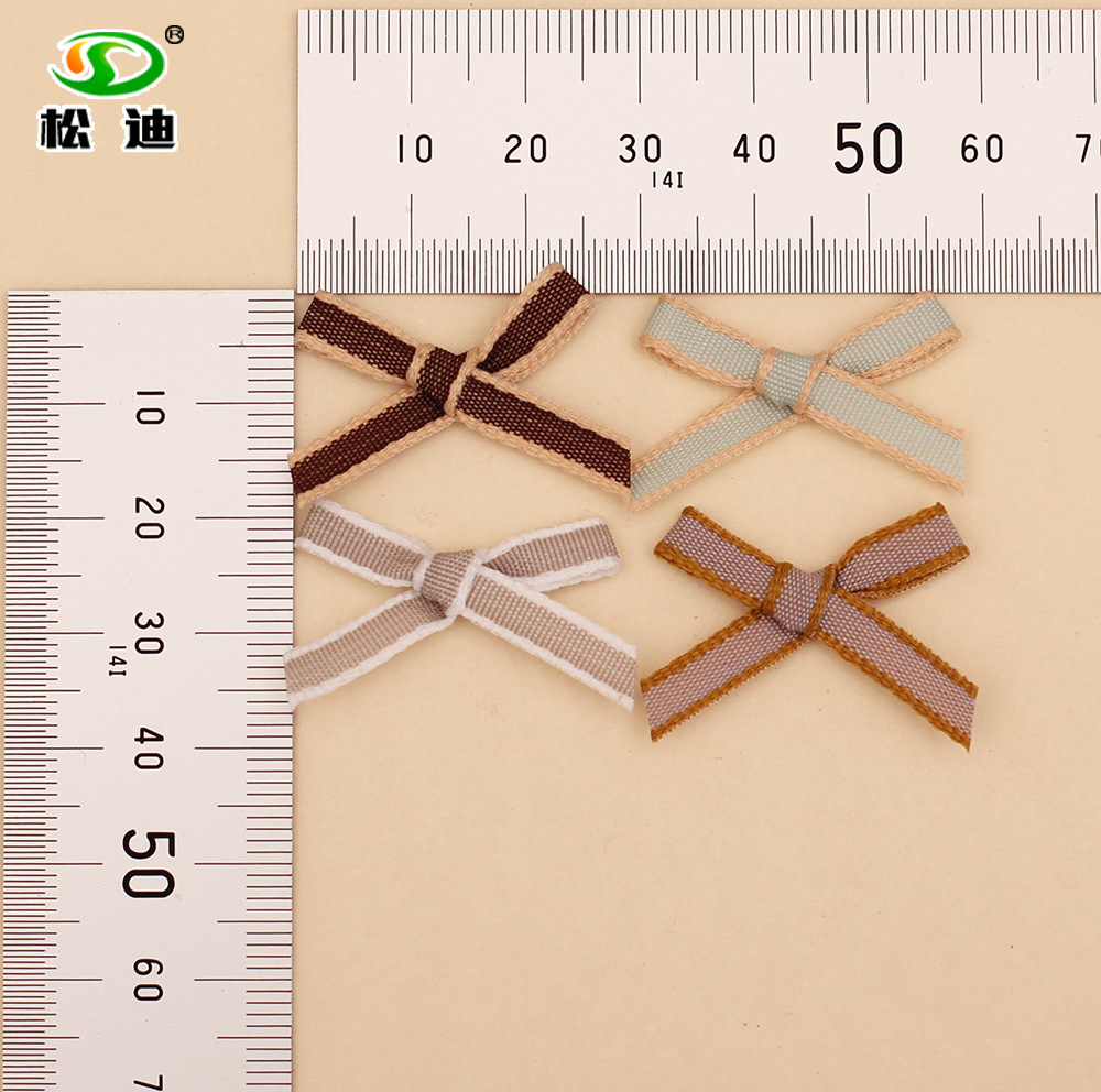 6毫米韩版色织带蝴蝶结5