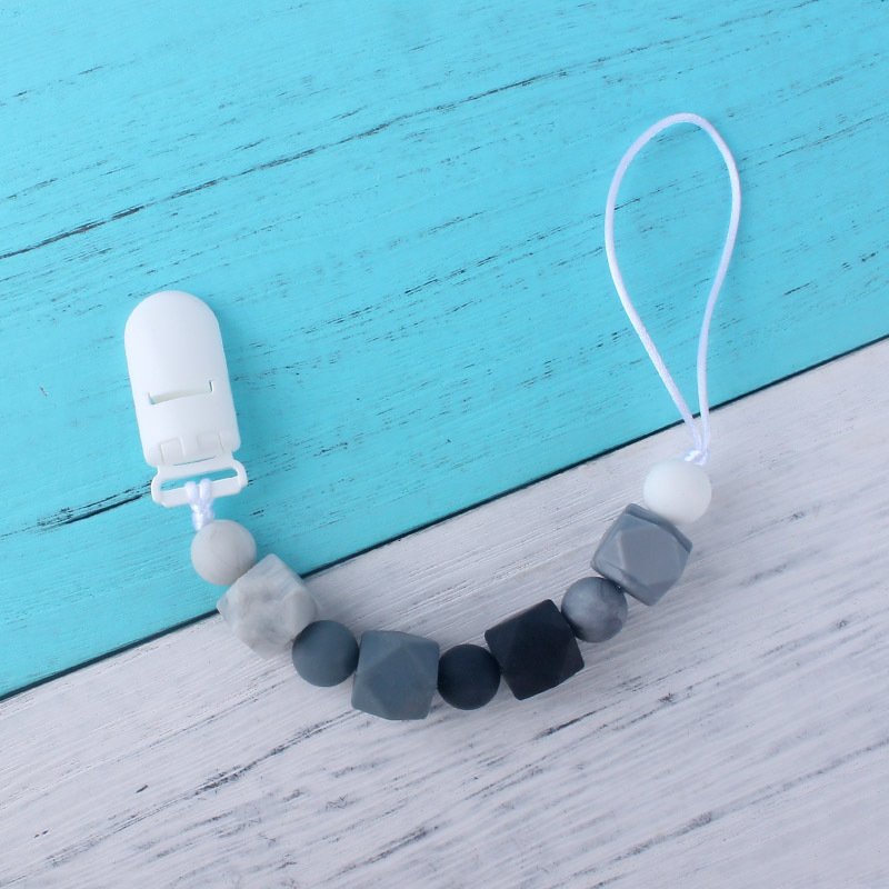 Comercio exterior nueva cadena de chupete de silicona suministros para bebés cadena anti-Caída de mordedor Amazon AliExpress cadena anti-perdida