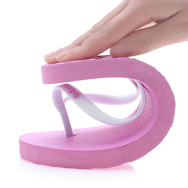 Korean Style Snake Flip-Flops Women's Summer Non-Slip Simple Splint Sandals Thong Toe Beach Slippers Outdoor Travel Soft Sole