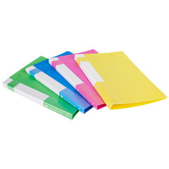 Factory Direct Sales Colorful A4 Folder Archive File Invoice Folder Strong Clip Office Stationery Bulk