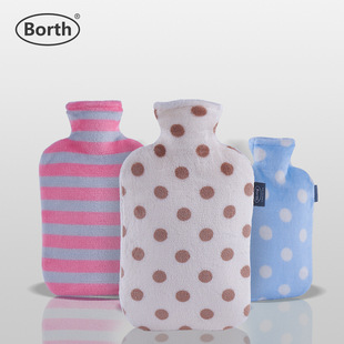 Boser flannel large water injection hot water bag