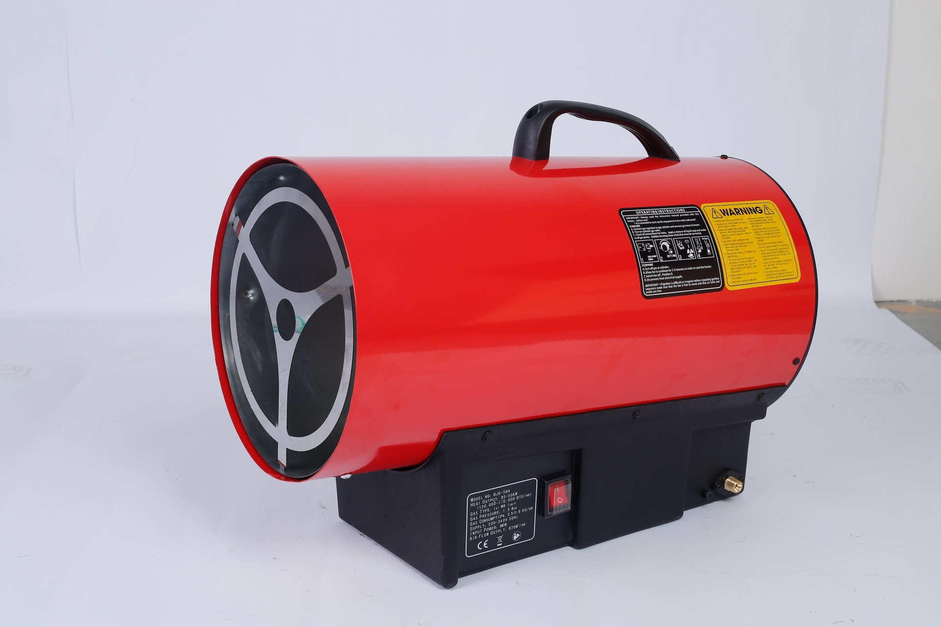 Cross-border foreign trade 35KW high-power gas warm air blower, industrial warm air blower, mobile constant temperature gas heater, liquefied gas warm air blower detail image 8