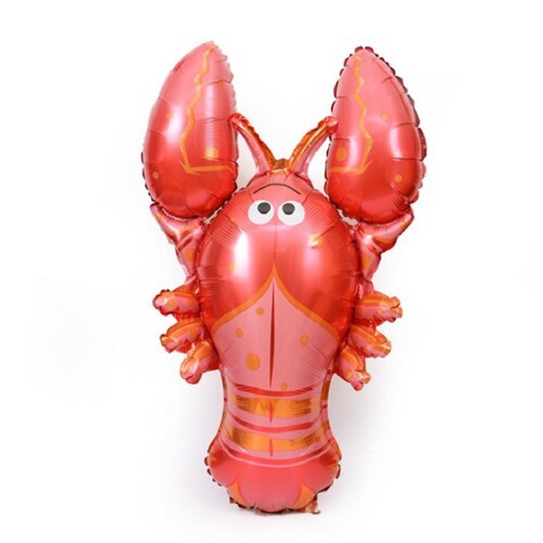 KFC Pizza Hut Crayfish Aluminum Film Balloon Restaurant Food Stall Restaurant Barbeque Decoration Arrangement Large Lobster