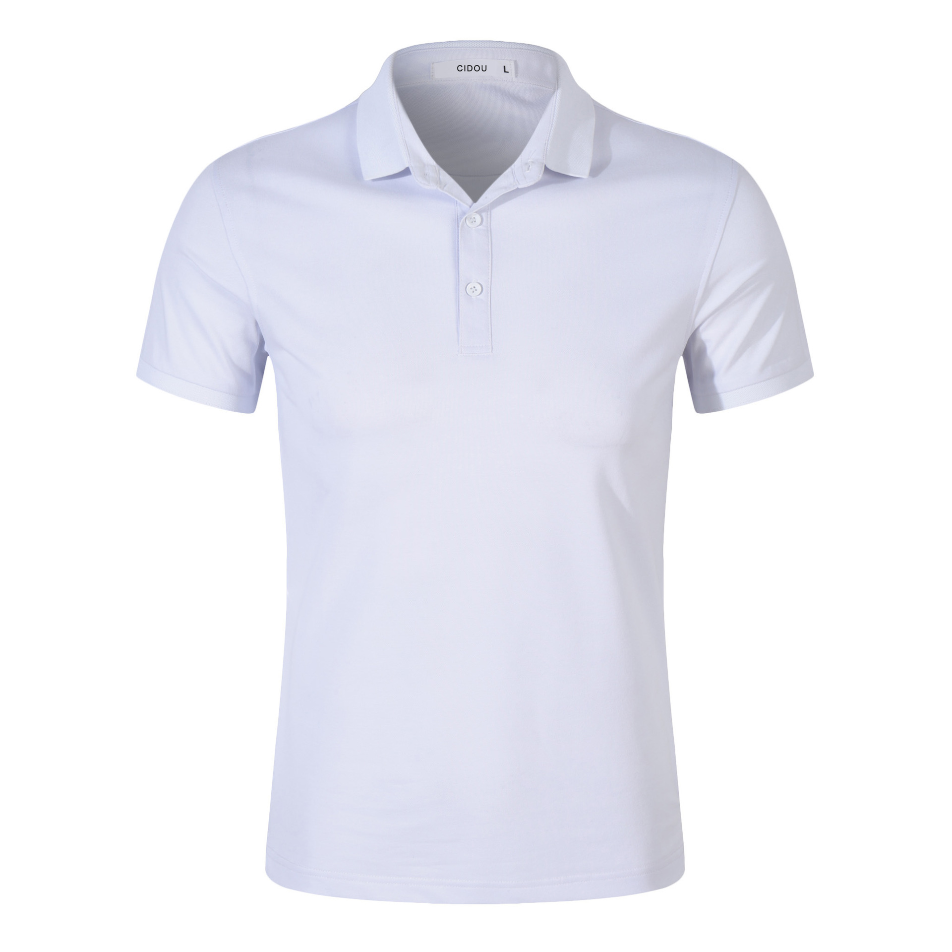 厂家直销定制款男式POLO衫短袖羽毛球服纯色翻领高端企业工服定做|ru