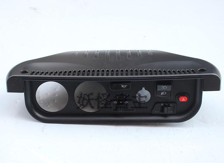 DIY modified car kart Beach car dashboard accessories electric door lock steering horn switch instrument shell