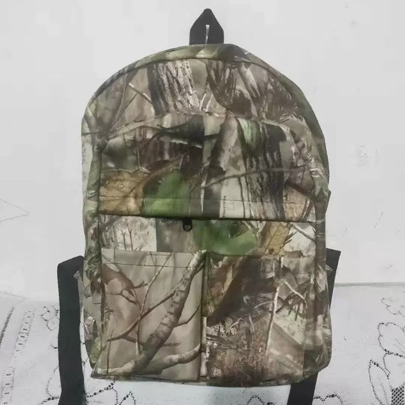 仿生丛林迷彩背包户外运动旅行背包时尚潮休闲个性大树迷彩双肩包
