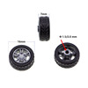Ecological plastic rubber car, wheel, 11-20mm