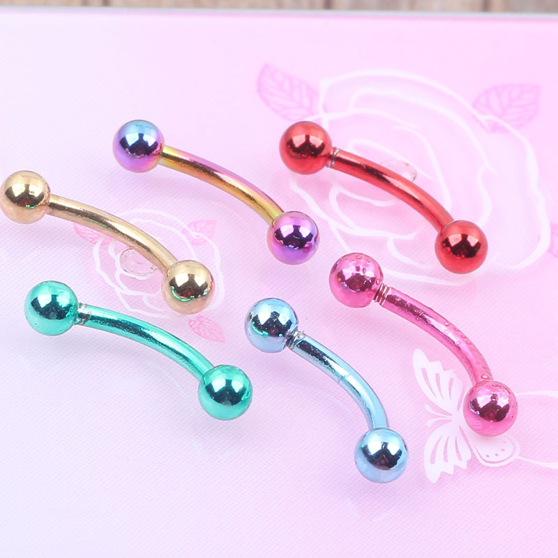 Labret piercing jewelry detail image