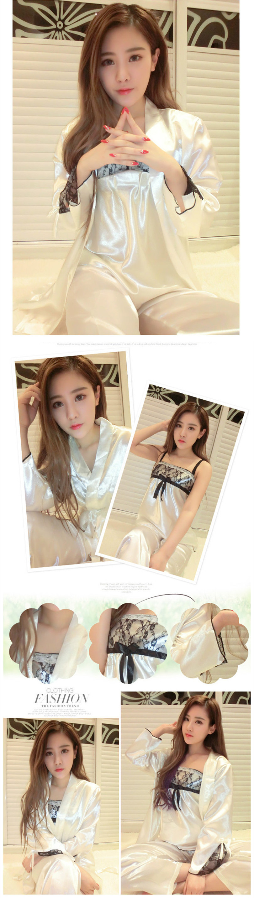 Soutiens-gorge en Soie glacée - Ref 3369410 Image 49