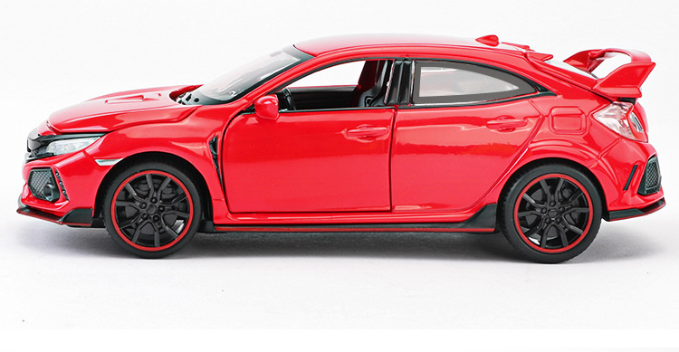 Blue Alloy Sports Car Model