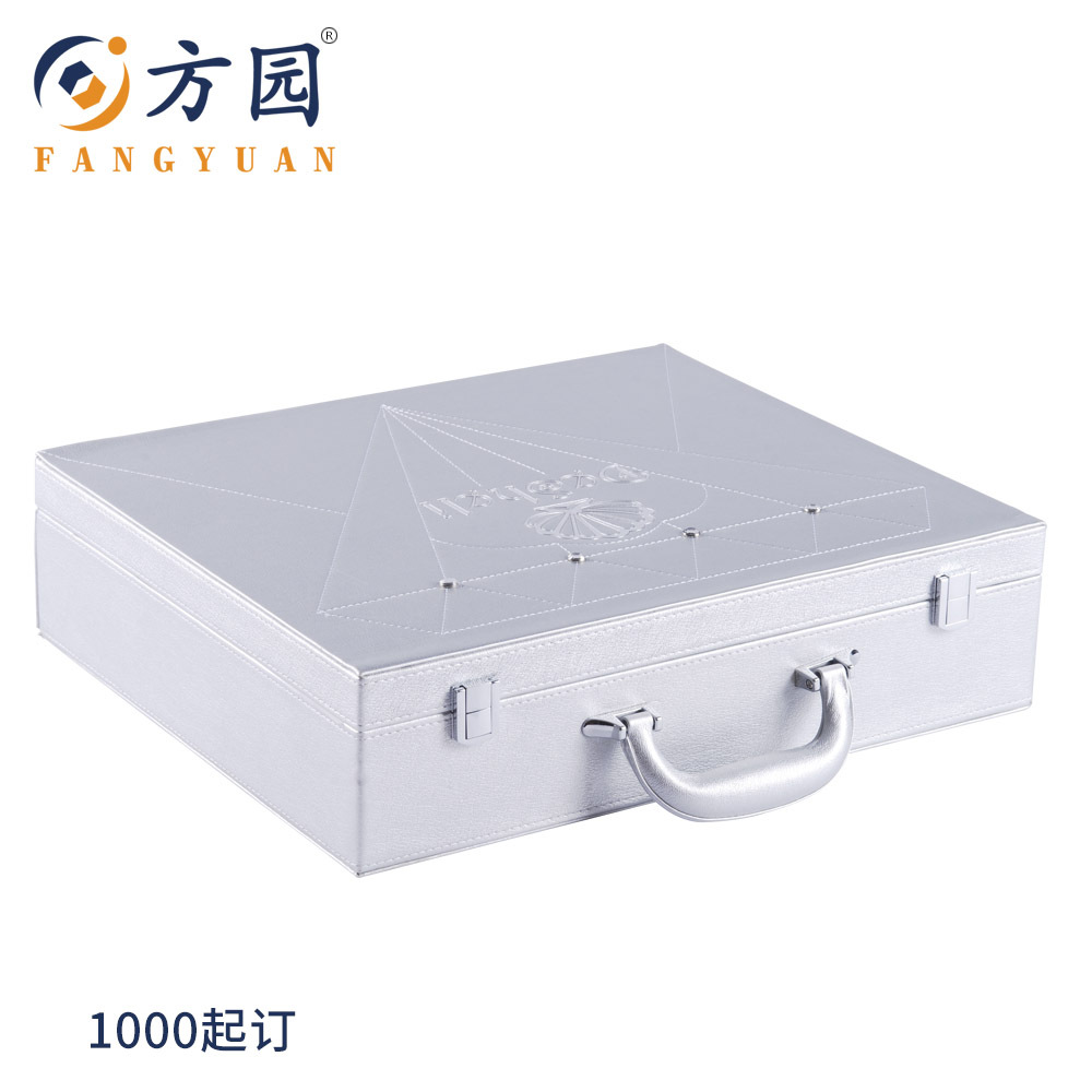 Square Garden Manufactor customized high-grade Makeup box major Leatherwear Makeup box portable Large Cosmetics storage box
