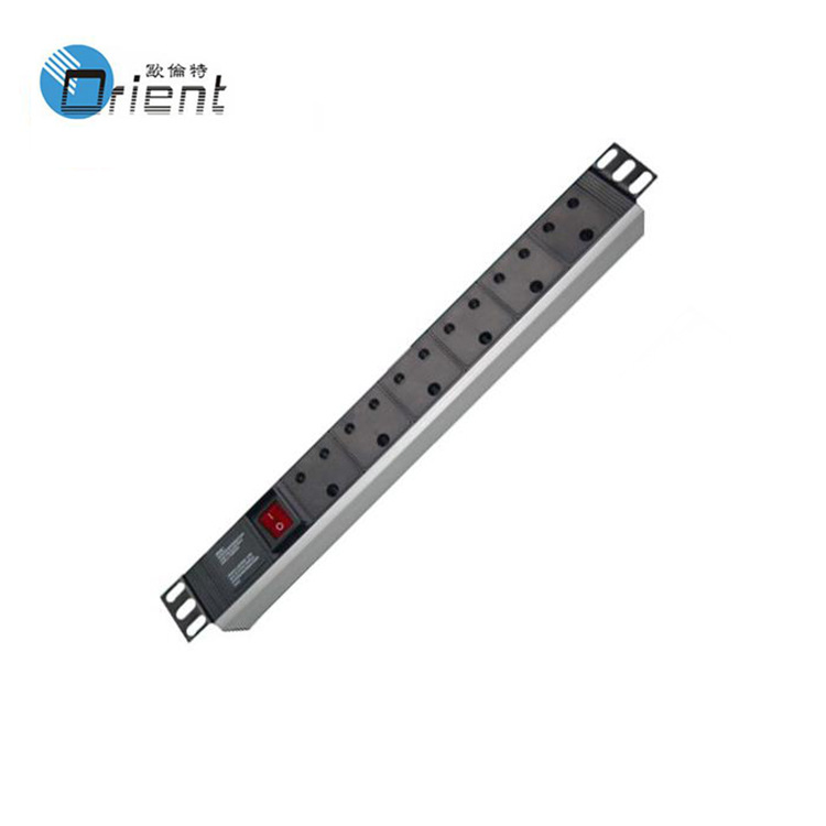 供应南非PDU网络机柜插座PDU电源插座6位16A