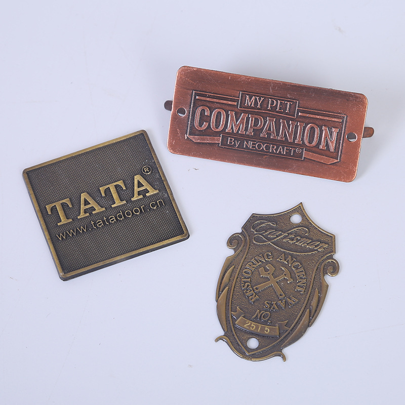 厂家直供烤漆凹凸锌合金古铜铭牌 家具电器金属标牌 量大从优