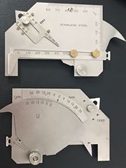MG-8/WGU-8M Convex Welding Inspection Tool Welding Inspection Ruler Convex Weld Seam Gauge Gap Detection Gauge