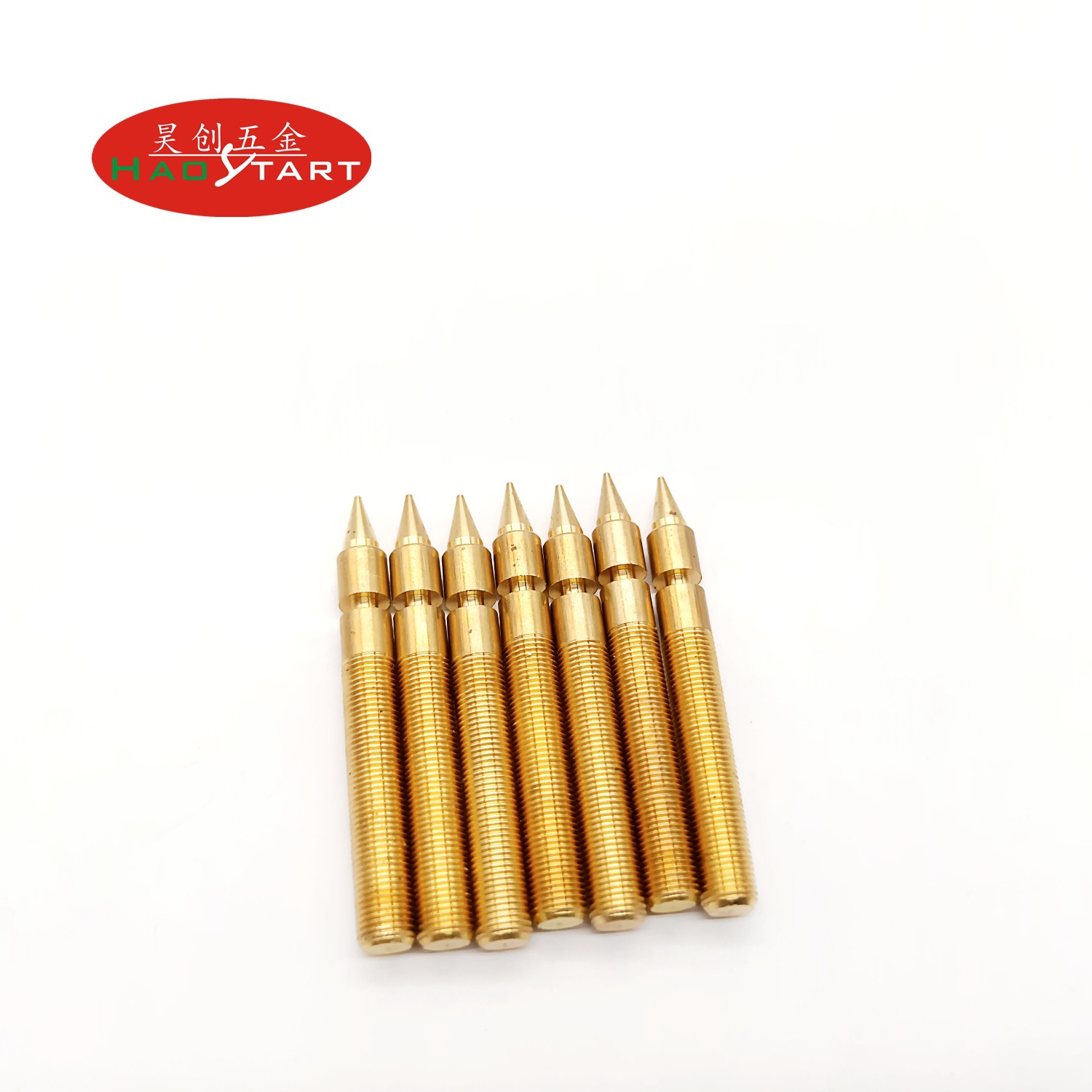 销售滚花铜螺栓直径5*43长 铜螺丝栓 压花螺帽CNC自动车床件