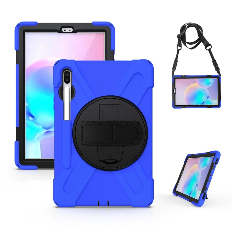 Подходит для Samsung Tab S6 T860 Пиратский Король Поворотная Подставка Защита против падения Чехол для планшета T865 Ремень через плечо