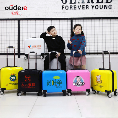 Manufacturers custom made logo pattern gift children 16 circular men and women student travel pull rod password Boarding case
