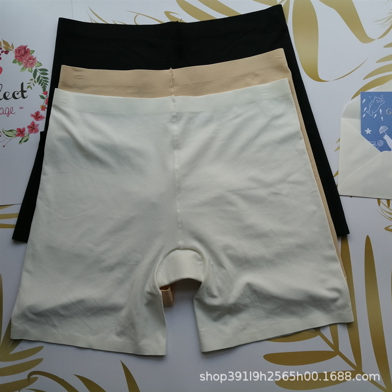 2019夏季女生冰丝三分安全裤防走光蕾丝花边短裤冰丝打底裤批发