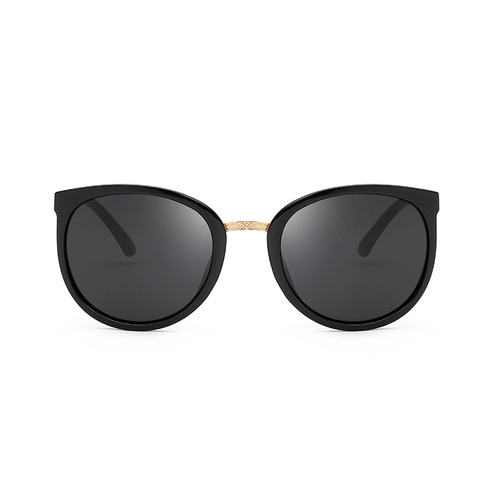 Export small fragrance 3126 frame round metal legs UV protection European and American retro men's and women's same style trend sunglasses 