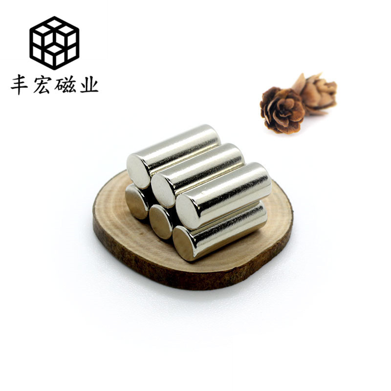 D6*15厂家直销钕铁硼强磁6×15圆柱型强力磁铁五金永磁磁柱磁钢