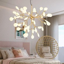 螢火蟲吊燈北歐風格ins網紅現代簡約客廳燈具創意個性餐廳卧室燈