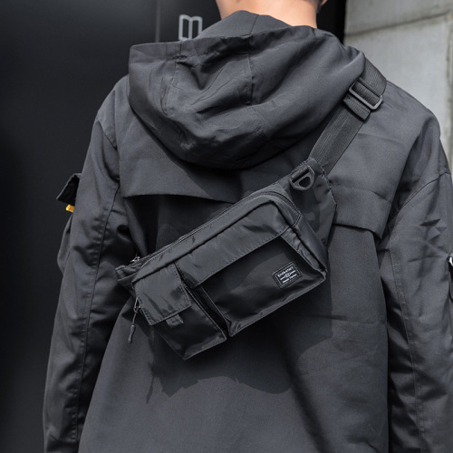 Trendy brand waist bag, crossbody bag, men's chest bag, casual shoulder bag, outdoor sports bag, dead fly bag, mobile phone bag, small bag, shoulder bag