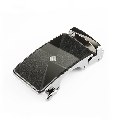Automatic spring simple zinc alloy belt buckle men's metal head custom automatic buckle acrylic buckle head casual