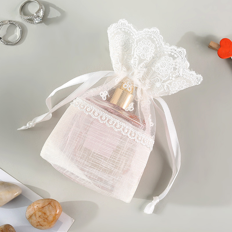 Bolsa de almacenamiento con cordón de mariposa, bolsa de gasa con cordón para embalaje, joyería, cigarrillos, dulces de boda, bolsa de regalo, regalos al por mayor, lazo. image 4