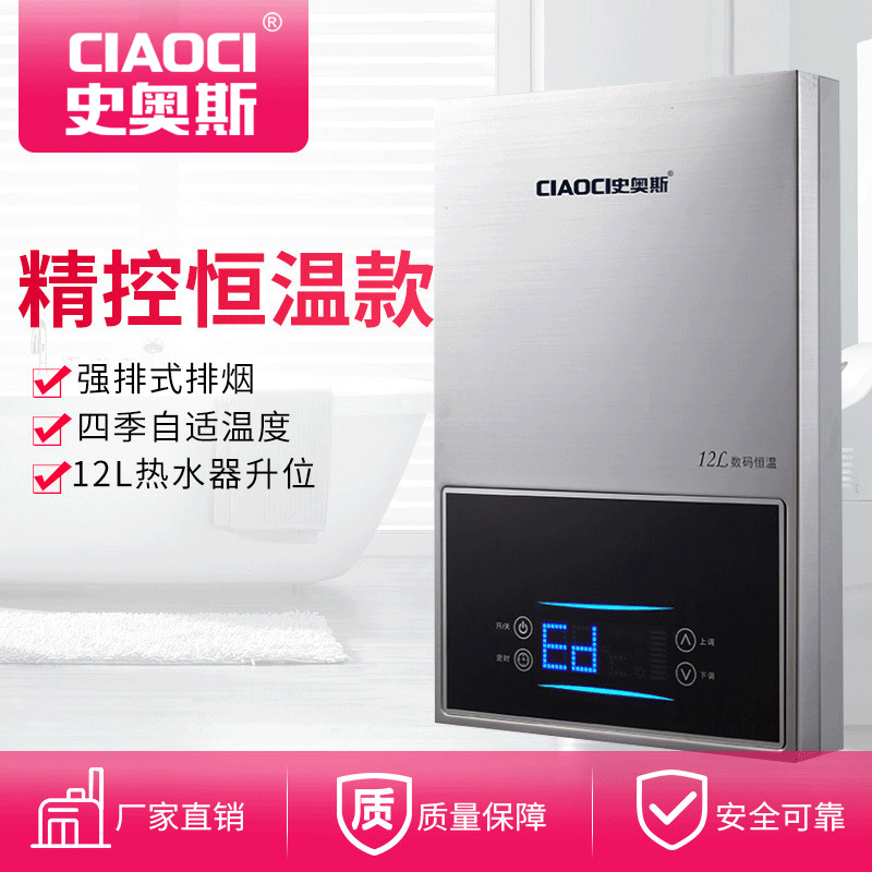 煤氣熱水器 家用防中毒觸摸大屏熱水器 煤氣熱水器 液化氣 直銷