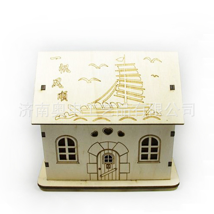 济南奥申创意木盒存钱罐加工定制