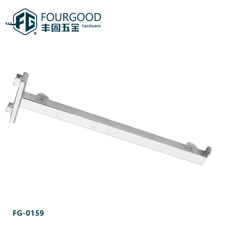 Precio de fábrica suministro directo Tarjeta de exportación doble fila hierro galvanoplastia estante soporte 18*18 tablero de vidrio cuadrado soporte Foshan hardware