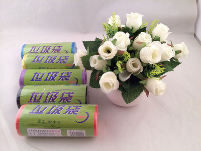 加厚点断垃圾袋厨房家用垃圾桶手提式平口塑料袋45*55一次性大号|ms
