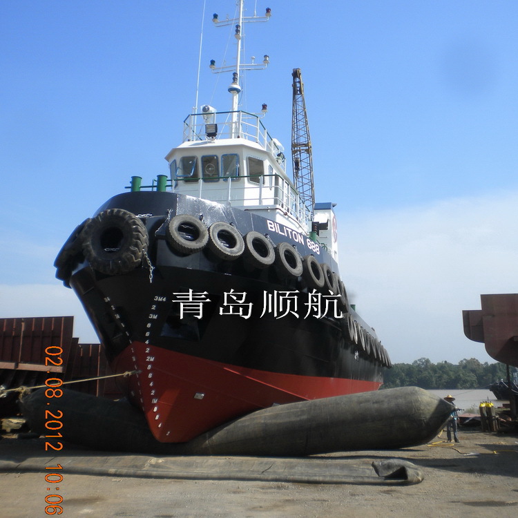 定做各种规格橡胶充气气囊船舶充气式下水气囊