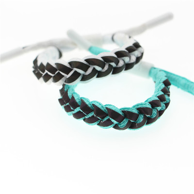 全息反光變色手繩網紅抖音同款小獅子手鏈學生情侶鞋帶編織手繩