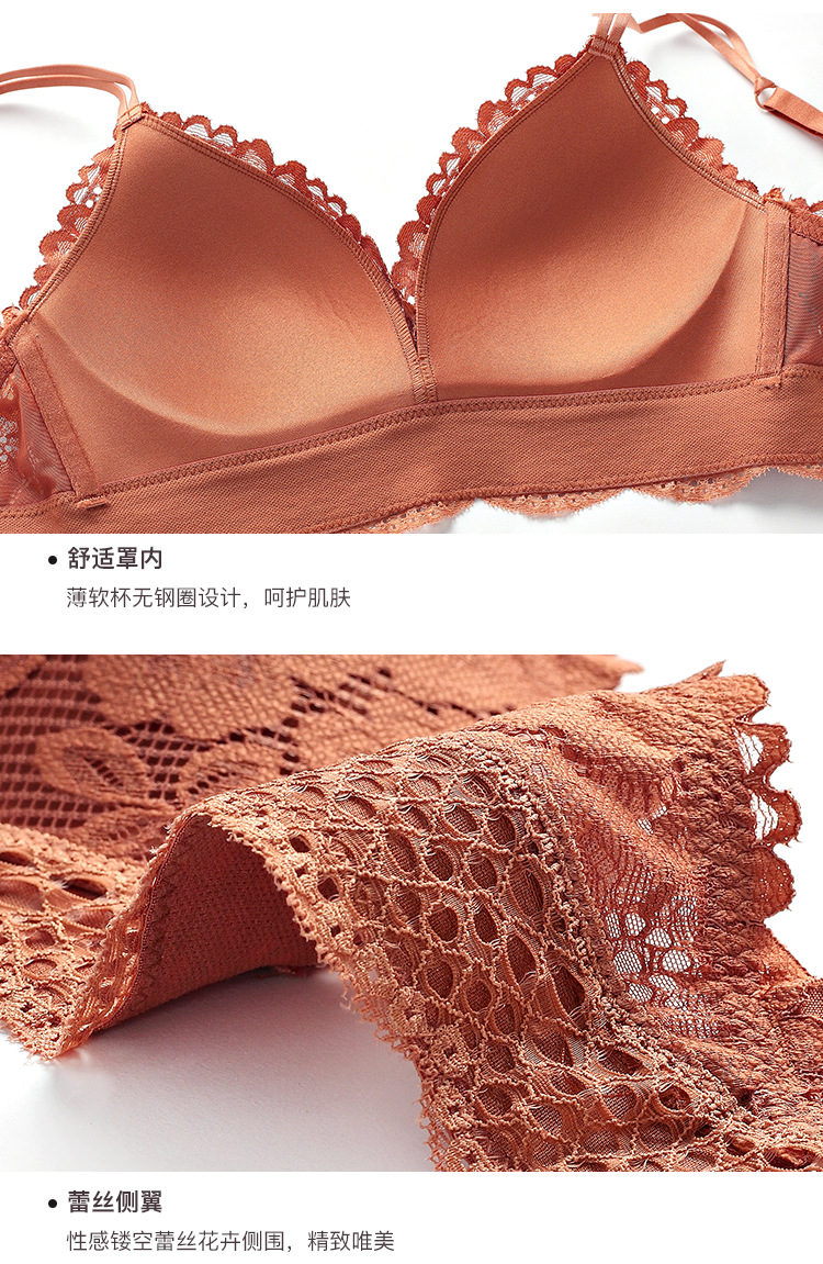 lace pattern ladies underwear set NSSM20582