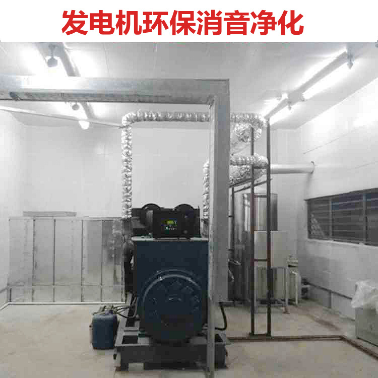 深圳发电机房消音降噪处理 发电机组环保消音净化 发电房尾气处理|ms