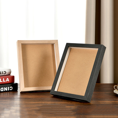 木质中空2cm相框实木创意相框规格齐全 中空相框厂家批发木制相框|ms