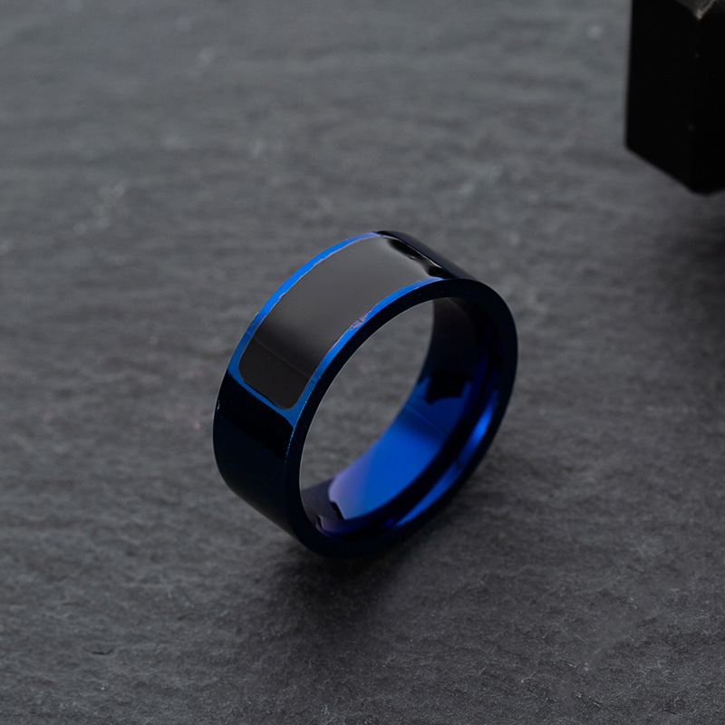 Pulsera de suministro transfronterizo nuevo acero de titanio NFC anillo inteligente equipo portátil inteligente joyería al por mayor