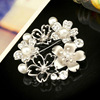 New product hollow flower ring shape exquisite brooch dress uniform fashion jewelry ladies wearing manufacturers direct sales