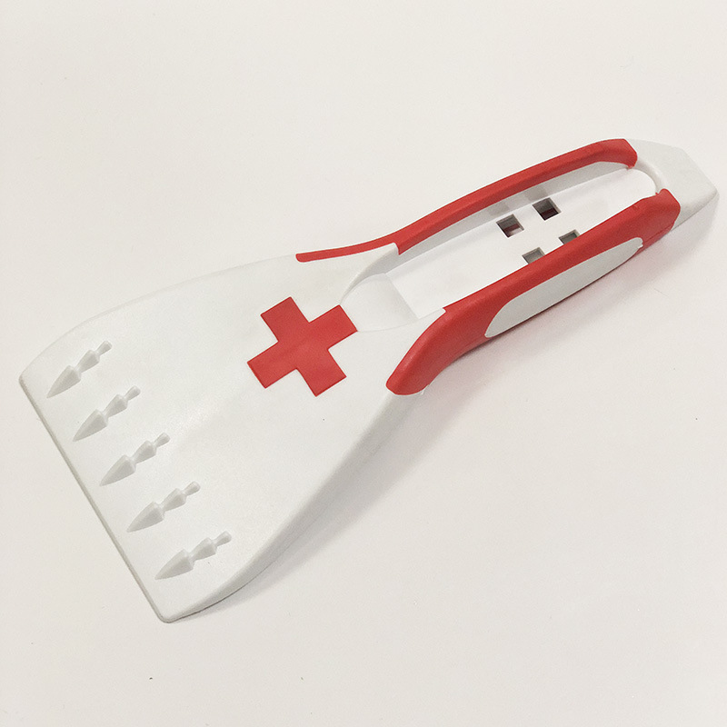 宁波工厂带手柄塑料冰铲可印刷LOGO多功能冰盒配手持专业便携专用