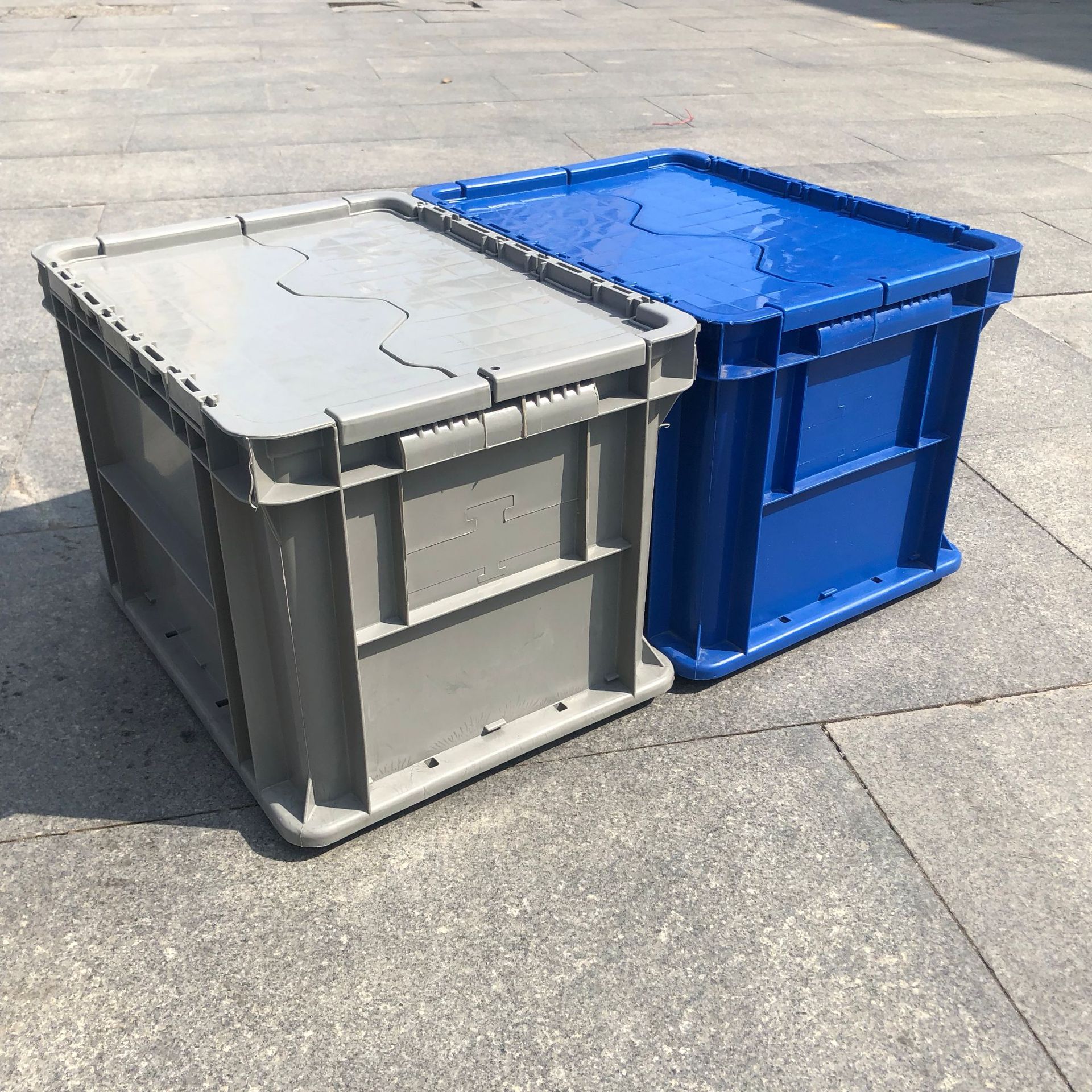 厂方直销 新款FC翻盖物流箱