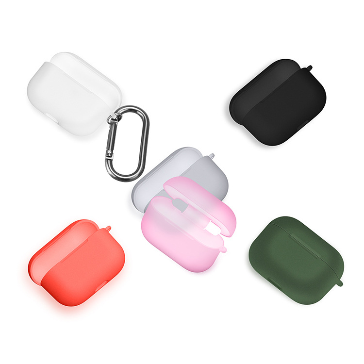 airpods 磨砂TPU耳机套 适用于苹果1/2代蓝牙耳机防刮保护壳|ru