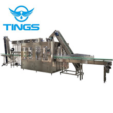 玻璃瓶灌装机碳酸饮料生产线果汁生产流水线在线清洗消毒瓶盖