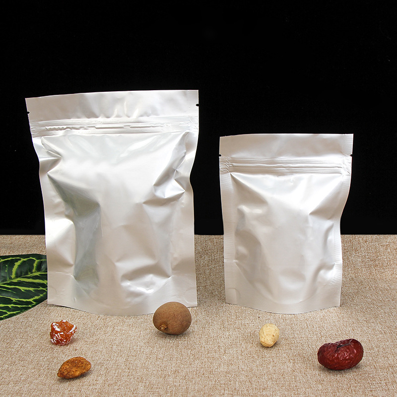 铝箔袋丝网印咖啡茶叶自立自封袋蔬菜铝箔袋枸杞食品包装袋拉链袋