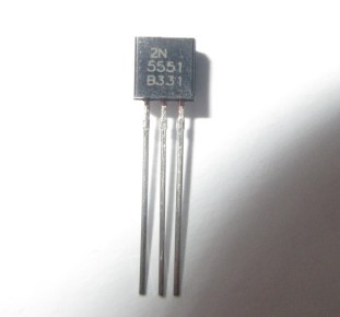 直插三极管 2N5551 5551 TO-92 0.6A/160V