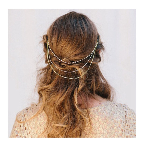 Headband pearl with tassels