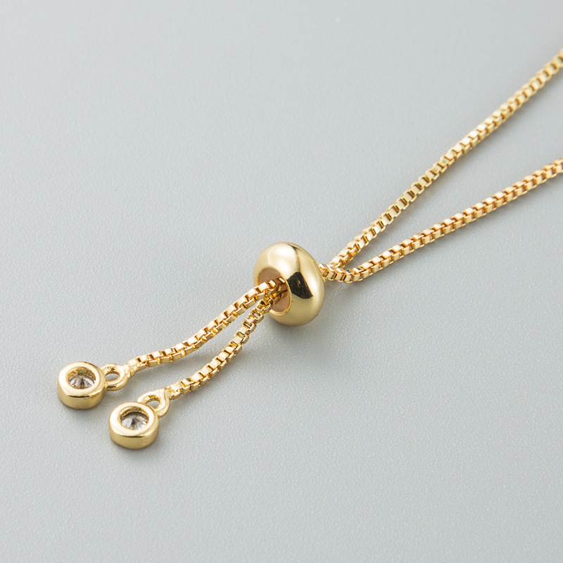 Full Copper Female Bracelet Letter LOVE Inlaid with Color Zircon Bracelet