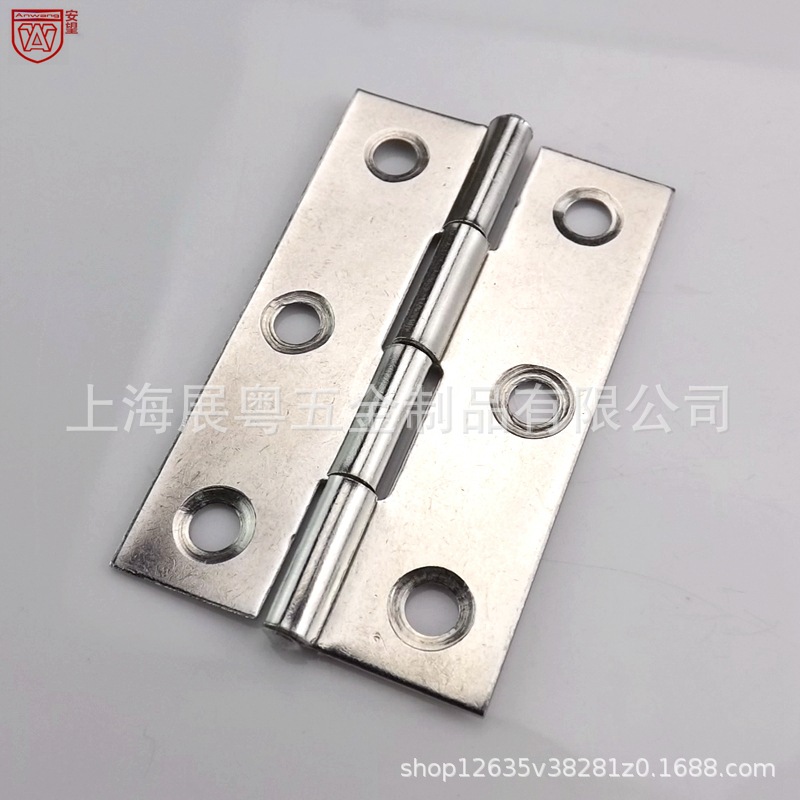 AW Anwang bisagra bisagra 2.5 pulgadas bisagra de acero inoxidable bisagra de puertas y ventanas de acero inoxidable pequeña bisagra