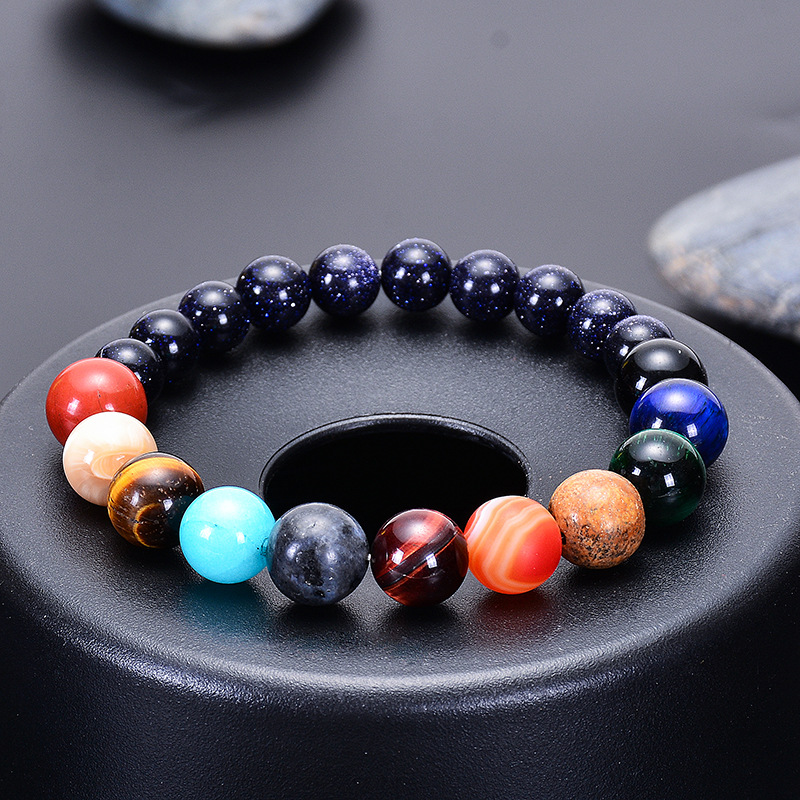 Fashion Planet Natural Stone Beaded Unisex Bracelets display picture 1