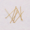 DIY jewelry accessories material pure copper 簪 d hair fork head jewelry ears ring curved curved T -needle (1) A907